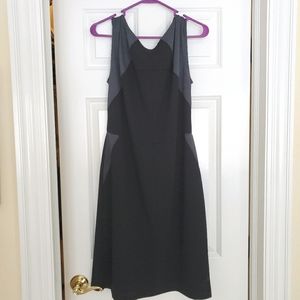 NWT Banana Republic black gray sleeveless dress 14